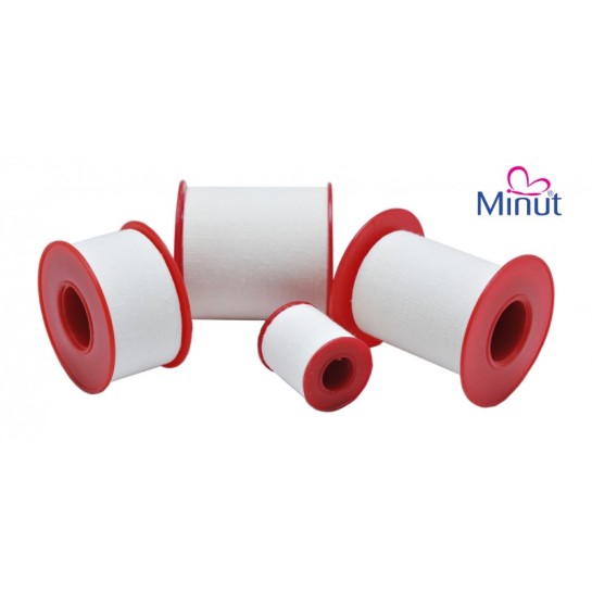 Leucoplast panză, 5cm x 5m, Minut