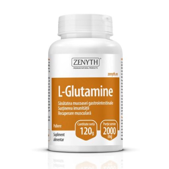 L-glutamine, 120g pulbere, Zenyth