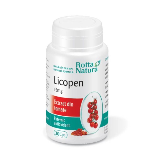 Licopen 15mg, 30 capsule, Rotta Natura