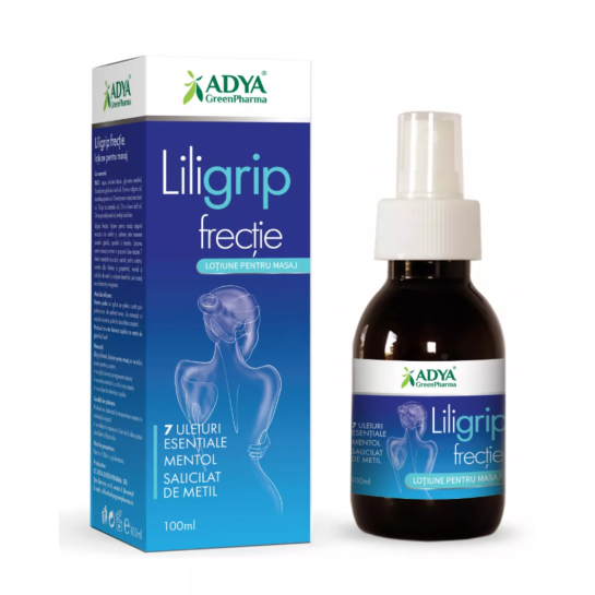Liligrip, frectie lotiune masaj, 100ml, Adya Green Pharma