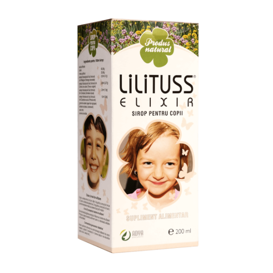LiliTUSS Elixir sirop pentru copii, flacon 200 ml