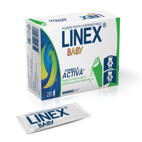 Linex baby, 20 plicuri, Sandoz