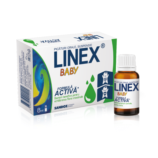 Linex baby, 8ml, suspensie, Sandoz