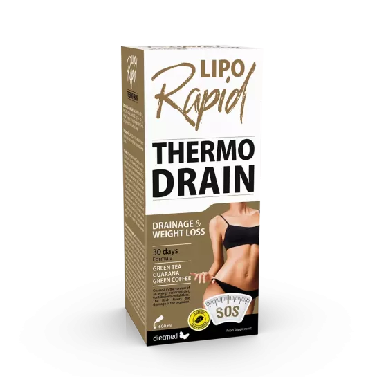 Lipo Rapid Thermodrain, suspensie orală, 600ml, Naturmil