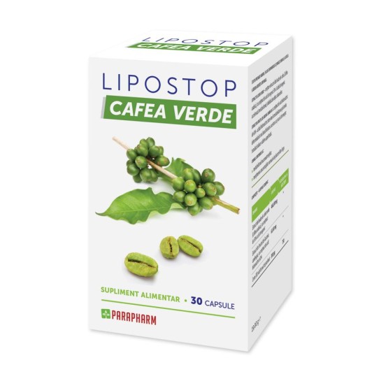 Lipostop Cafea Verde 30 capsule