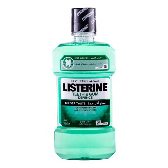 Listerine apă de gură teeth&gum mild taste 500ml, Listerine