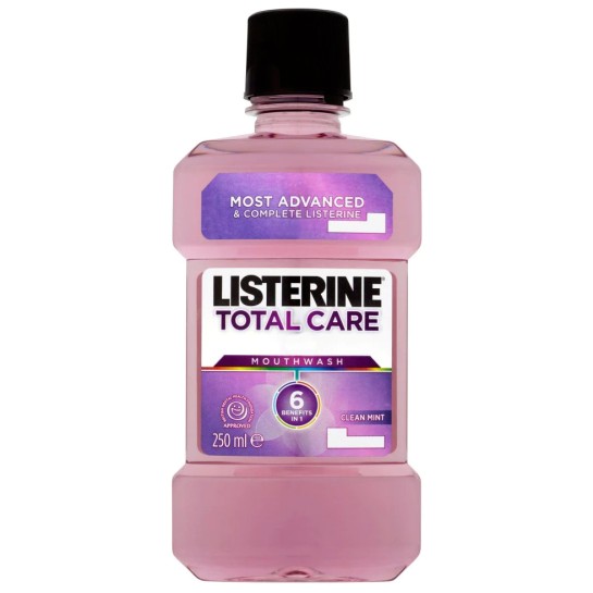 Listerine apă de gură total care clean mint  250ml, Listerine