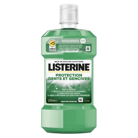 Listerine apă de gură protection dents et gencives 500ml, Listerine