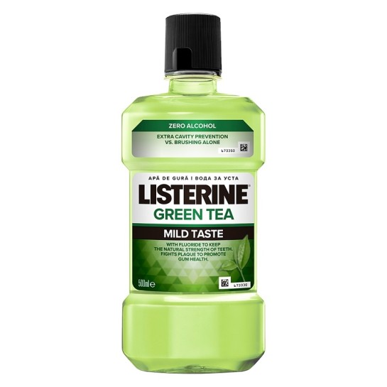 Listerine apă de gură teeth&gum defence green tea 500ml, Listerine