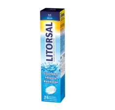 Litorsal cu aroma de menta si lamaie, 24 comprimate efervescente, Zdrovit