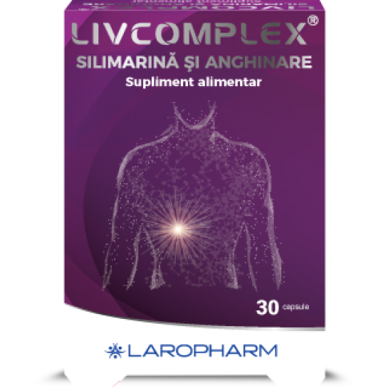 LIVcomplex Silimarina si Anghinare, 30 capsule