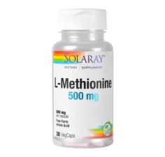 L-Methionine 500mg, 30 capsule vegetale, Secom