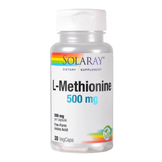 L-Methionine 500mg, 30 capsule vegetale, Secom