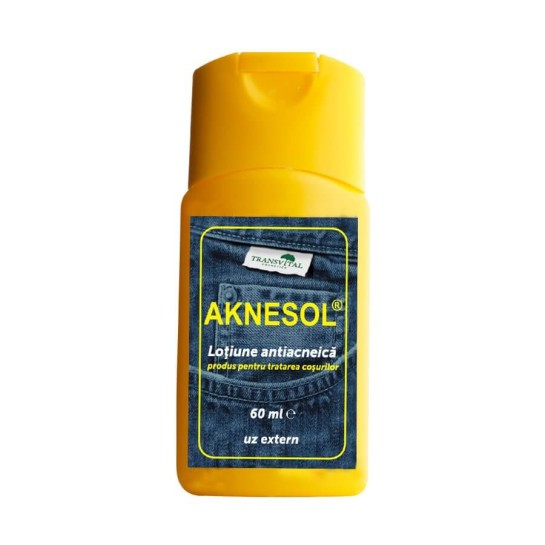 Aknesol lotiune antiacneică 60 ml, Transvital