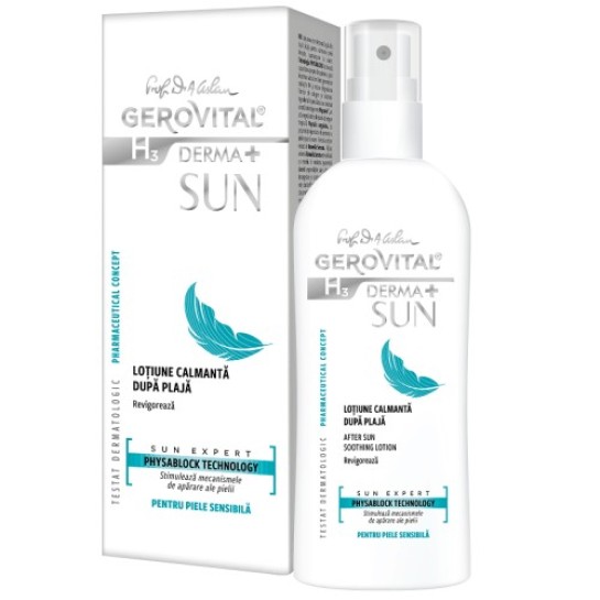 Lotiune Calmantă după Plajă Derma+ Sun, 150ml