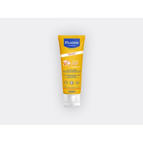Lotiune protectie solară foarte ridicată, SPF50+, 40ml, Mustela
