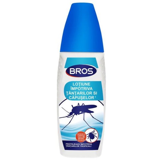 Lotiune impotriva tantarilor si căpuselor Bros, 100ml, Sana Est