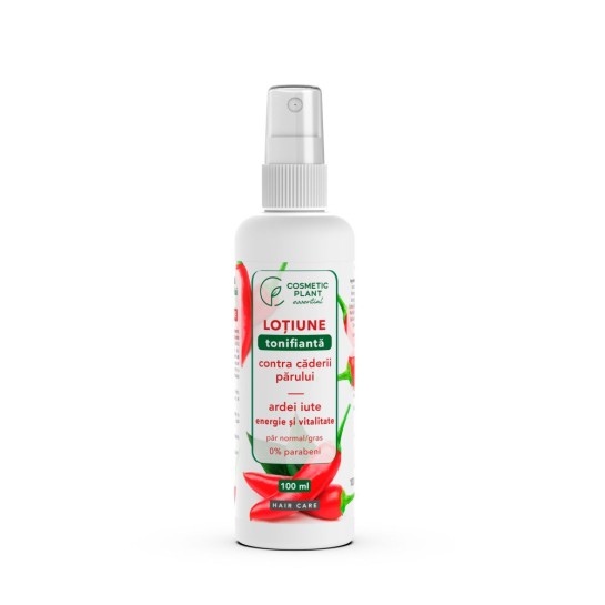 Loţiune tonifiantă contra căderii părului cu ardei iute, 100 ml, Cosmetic Plant