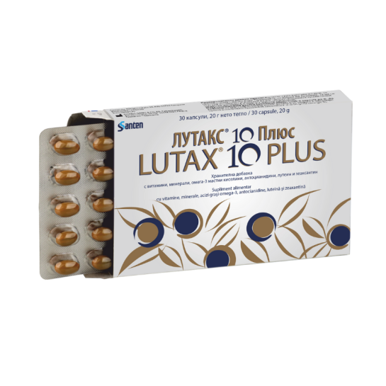 Lutax 10 Plus, 30 capsule, Santen