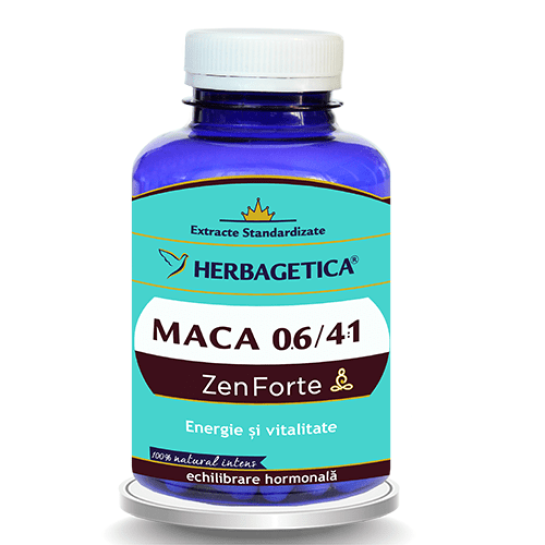 Maca zen forte 120 capsule, Herbagetica