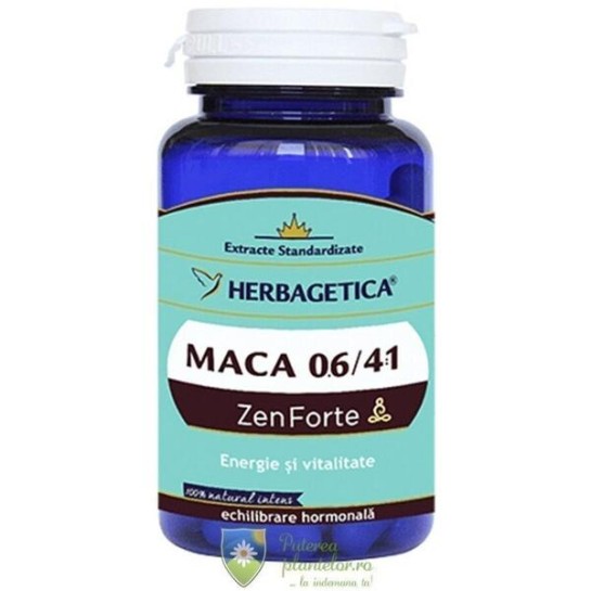 Maca zen forte 30 cps, Herbagetica