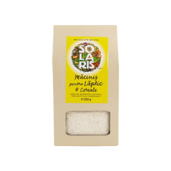 Măcinis pentru laptic cu 8 cereale 250g Solaris