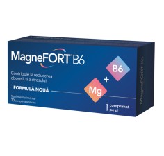 Magnefort B6, 30 comprimate filmate, Biofarm