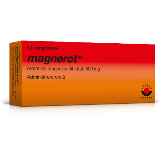 Magnerot 500mg, 50 comprimate