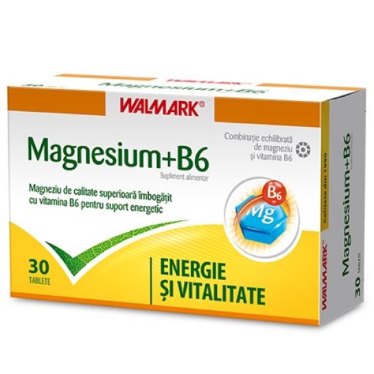 Magnesium + B6, 30 tablete, Walmark