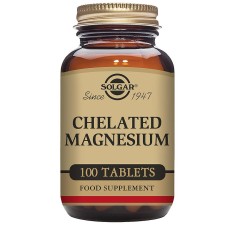 Magneziu Chelat (Chelated Magnesium) 100mg, 100 tablete, Solgar