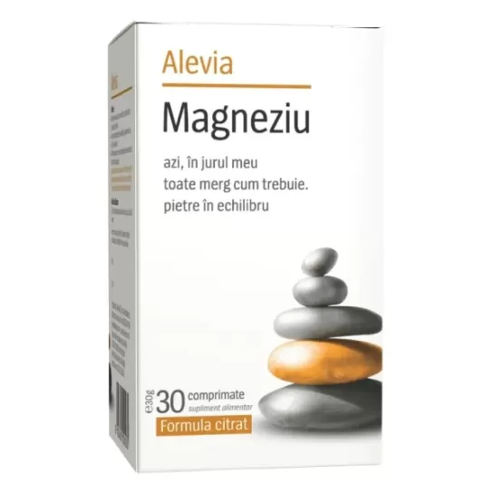 Magneziu citrat 30cpr Alevia
