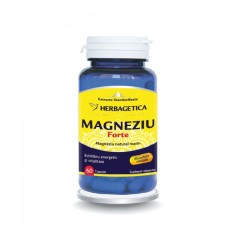 Magneziu forte 60 capsule, Herbagetica