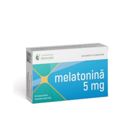 Melatonină, 5mg, 40 comprimate, Remedia 