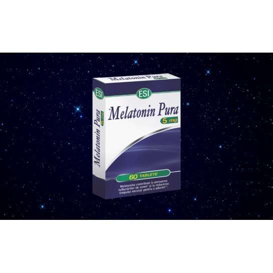 Melatonin Pura 5 mg, 60 comprimate, Esi Spa