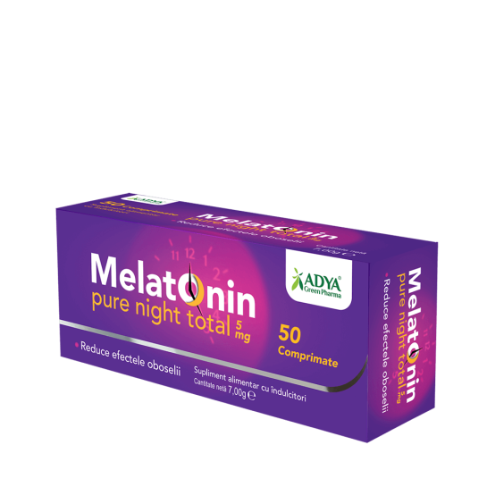 Melatonin pure night total, 5mg, Adya Green Pharma