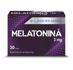Melatonina 3mg, 30 capsule, Laropharm