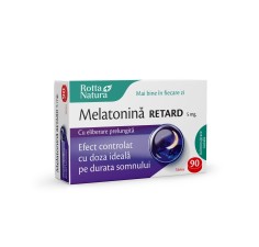 Melatonina retard 5mg, 90 tablete, Rotta Natura