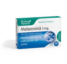 Melatonina sublinguala 3mg, 30 tablete, Rotta Natura