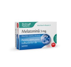 Melatonina sublinguala 3mg, 90 tablete, Rotta Natura
