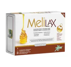 MeliLax adulti, dispositiv medical, 6 microclisme de unica folosinta, Aboca