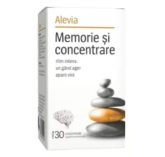 Memorie si concentrare adulti 30 comprimate, Alevia
