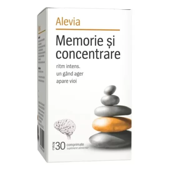 Memorie si concentrare adulti 30 comprimate, Alevia 