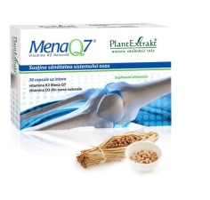 Mena Q7 vitamina K2 naturala, 30 capsule, PlantExtrakt