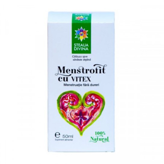 Menstrofit cu Vitex tinctură 50ml, Santo Raphael