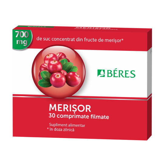 Merisor, 700mg, 30 comprimate filmate, Beres