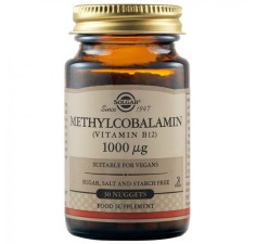 Metilcobalamina Vitamina B12 1000 mcg, 30 tablete, Solgar