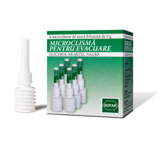 Microclisma adulti, 6 unidoze, 9g, Sofar