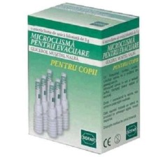 Microclisma sterila pentru copii, 6 bucati, Sana Est