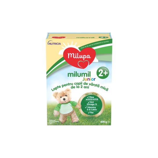 Milupa Milumil Junior 2+, 600 g, de la 2 ani