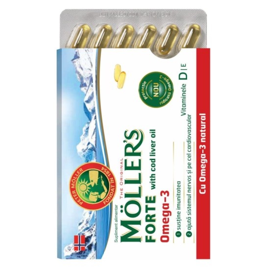 Möller’s omega-3 forte, 150 capsule